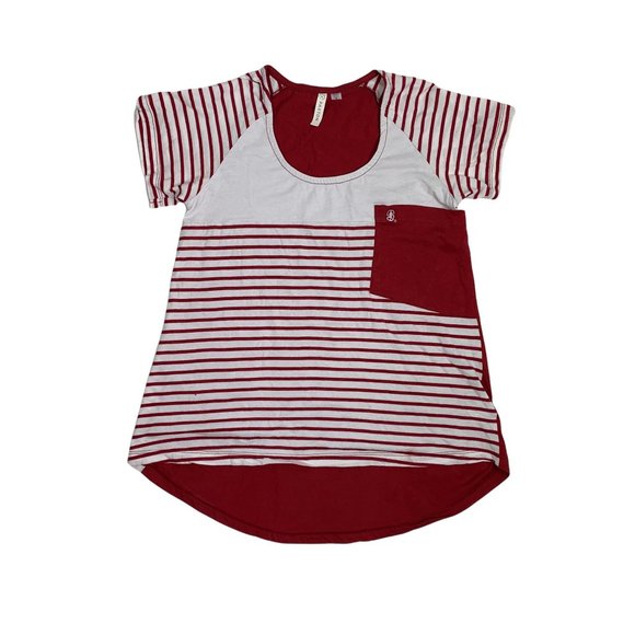 Stanford Small NWOT Top PAXTON  University Cardinals College Hi Lo - Picture 1 of 5